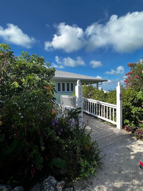 Entry from road to house; convenient ramp.