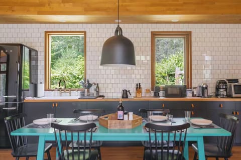 The guest house kitchen is equipped with everything you need!