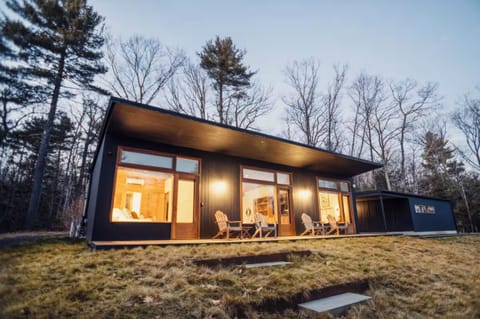 Entrance with carport just to the right