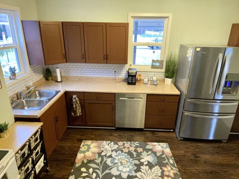 Basics provided from silverware, pots and pans, muffin tin, salt pepper and oil!