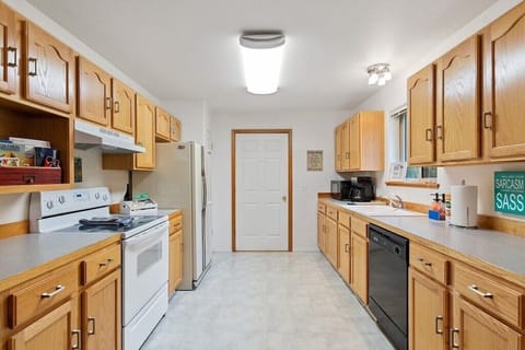 Modern appliances and ample counter space for culinary adventures await!