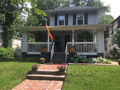 Front View of House and Porch