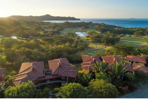 Bougainvillea Condominiums in Reserva Conchal overlook golf course and ocean.