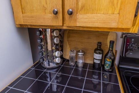 We provide all the basics for cooking most meals.