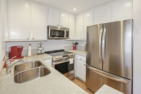New stainless steel appliances