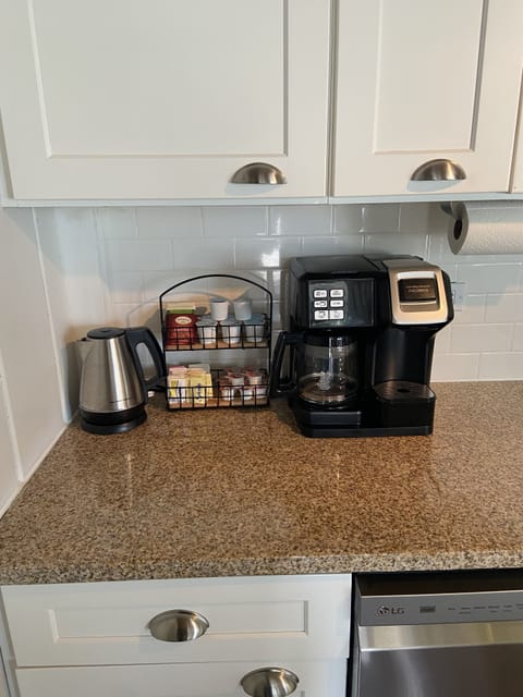 Hot beverage station.