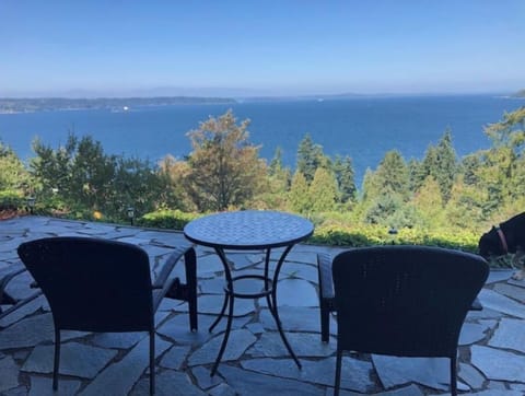 out door furniture, there is one lounge chair but not shown in this picture