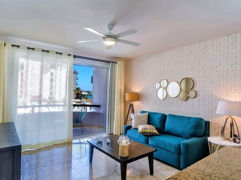 sofa bed is comfortable - with a balcony