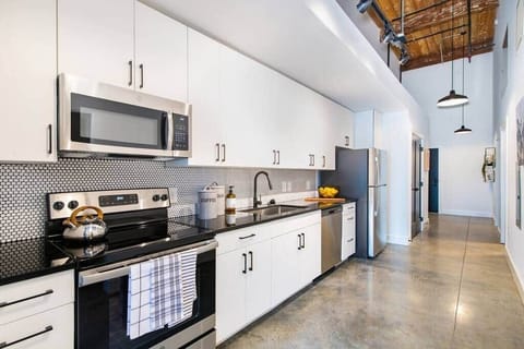 Fully-stocked kitchen