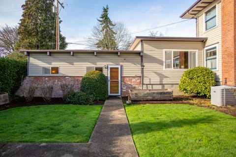 Front Door/Exterior.  Cottage is attached to 2nd story home.