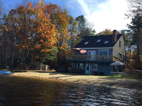 House view from lake