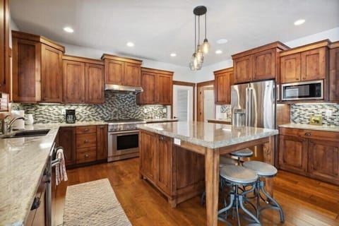 Plenty of space to cook meals