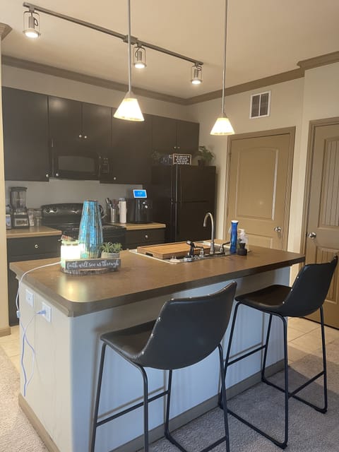 Plenty seating available at island!