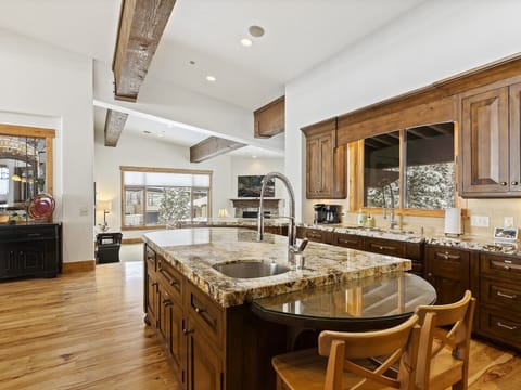 Kitchen - Family Room in background