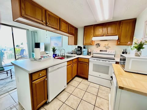 You will enjoy cooking in this precious kitchen!