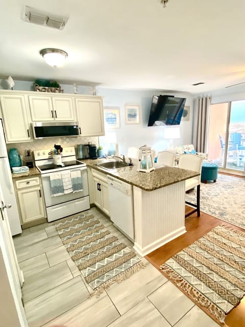 Well equipped kitchen.