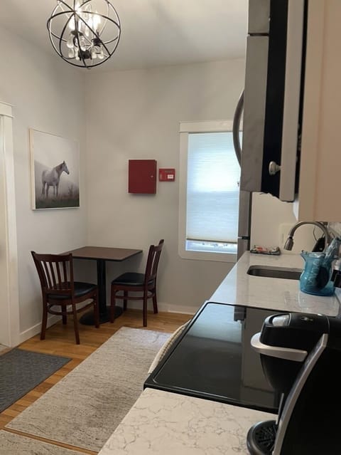Breakfast nook in the kitchen