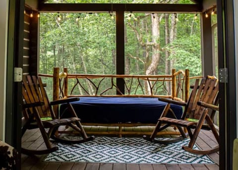Evenings are perfect for a nap on the porch or even sleep outside for a glamping experience.