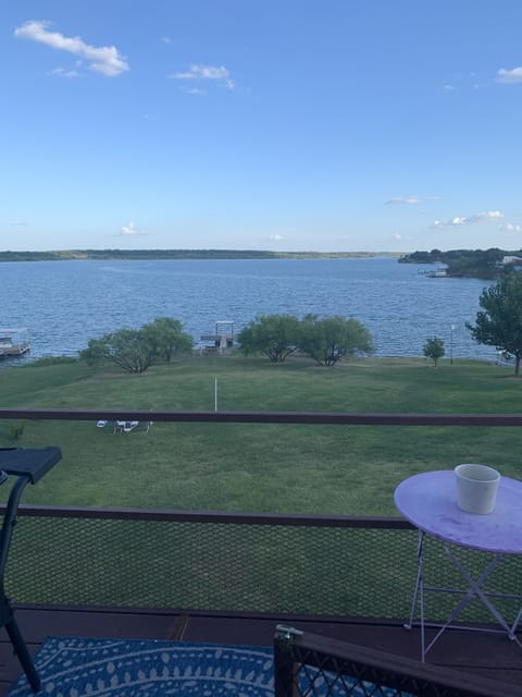 Lake view from Porch