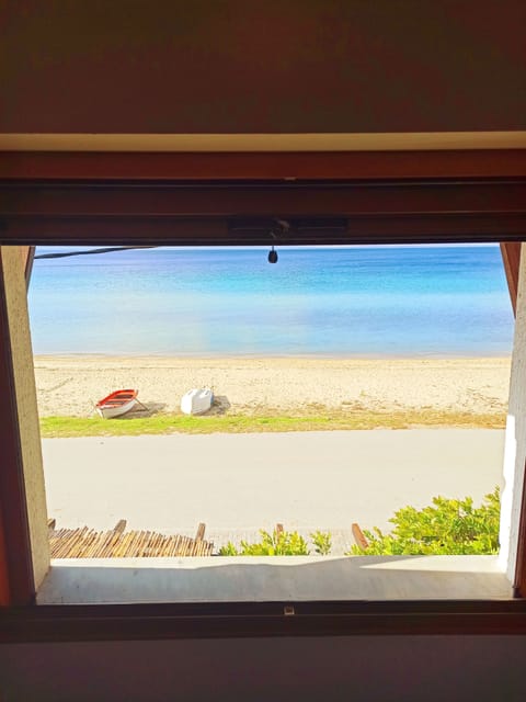 Elizas Nikiti vacation beach house,  view from bedroom1