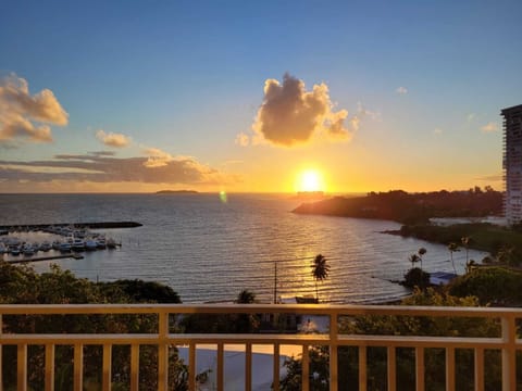 Sunrise view from the balcony