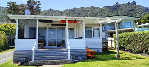 The cottage with Mt Manaia a short walk away