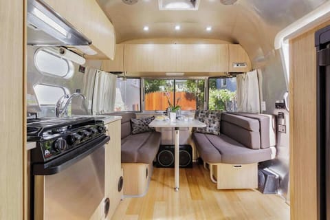 The Airstream interior.