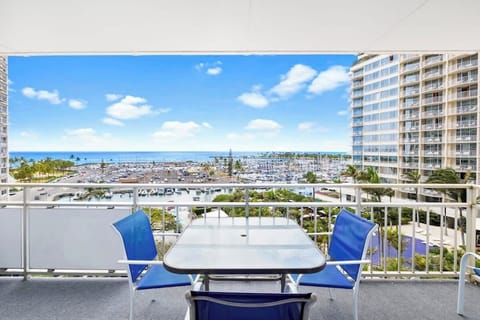 Balcony with ocean view