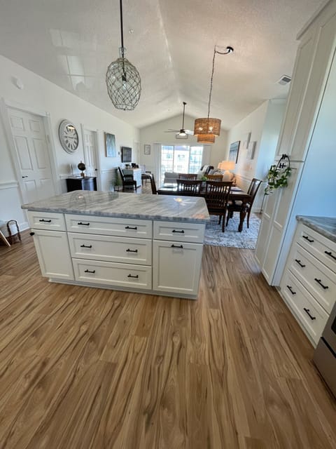 Large vaulted and open living space