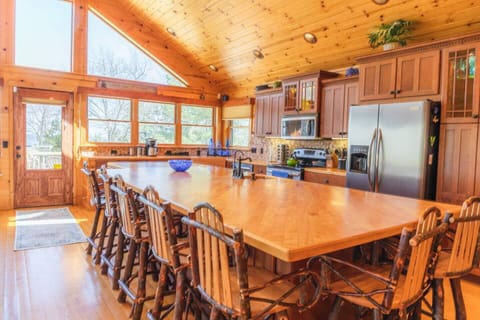 Large kitchen island
