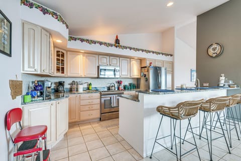 Kitchen | Upper Level | Keurig Coffee Maker | Dishwasher | Spices | Toaster