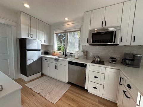 Fully stocked kitchen