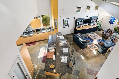 View from second floor hallway