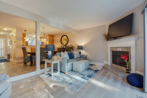 Family Room with a TV