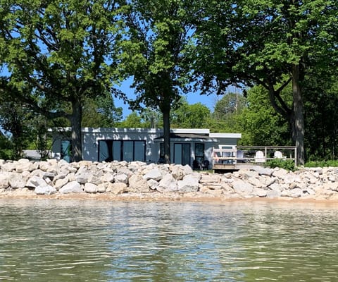 View of house from water
