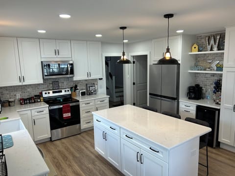 Kitchen northwest view.