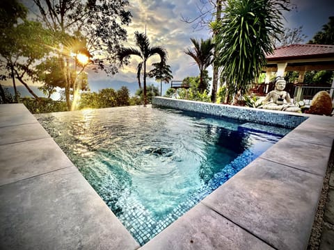 Brand new heated infinity pool