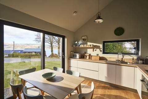 kitchen with loch views