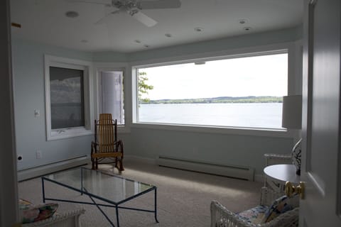 Quiet office with amazing lake views as well as privacy