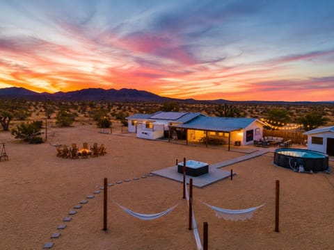 Golden sunsets over your private oasis