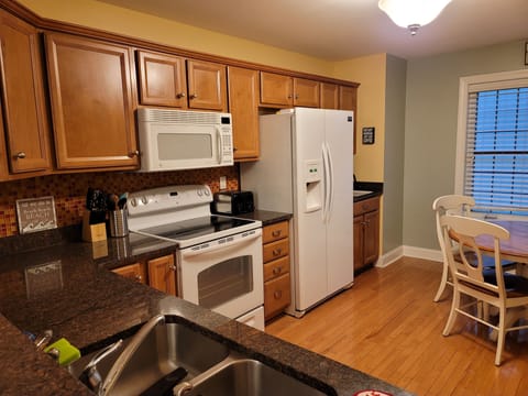 Microwave and icemaker