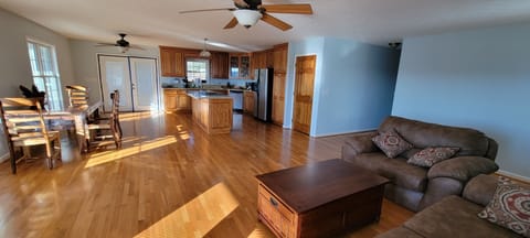 overview of dining and sitting area