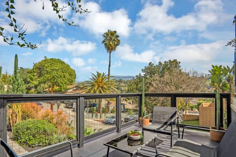 Side deck w/views of San Gabriel Mountains.