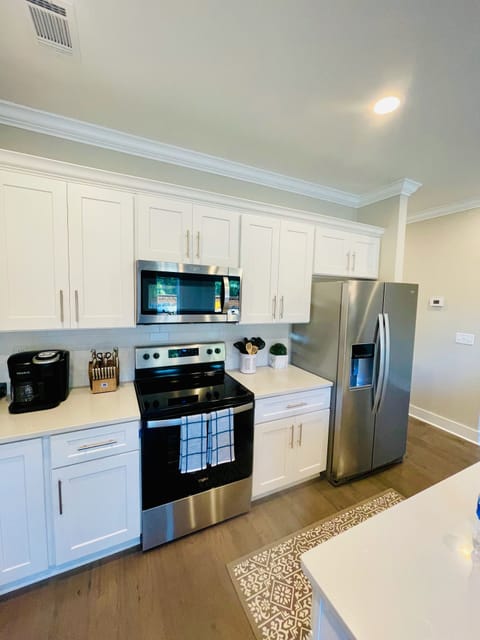 Fully stocked kitchen