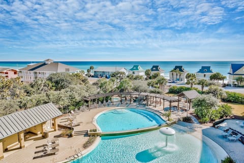 pool and gulf views from balcony