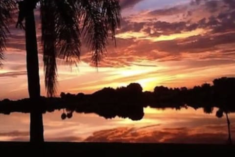 Summer sunset from lanai
