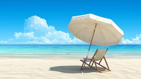 Complimentary Beach Service with Chairs and Umbrella at our Private Beach 