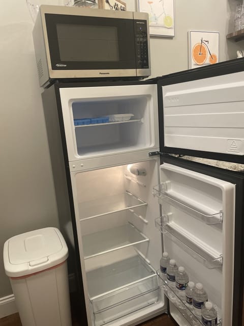 Spotless new refrigerator and freezer 
