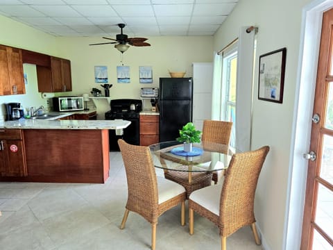 Enjoy meals inside or outside!