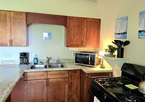 Full kitchen with everything you need to cook meals at home